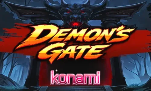 Tampilan visual slot Demon's Gate dengan nuansa portal mistis dan simbol rune bercahaya.